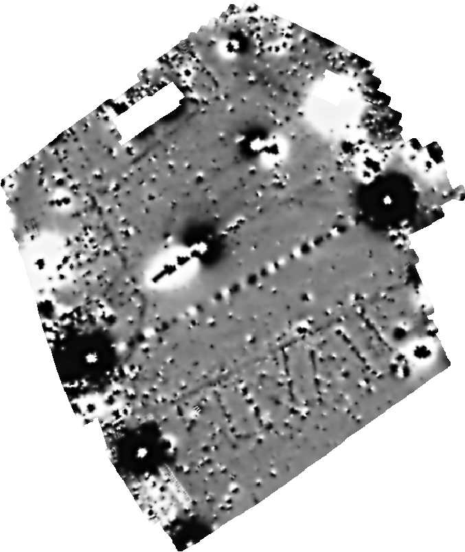 greyscale image of magnetometry from Aldbourne